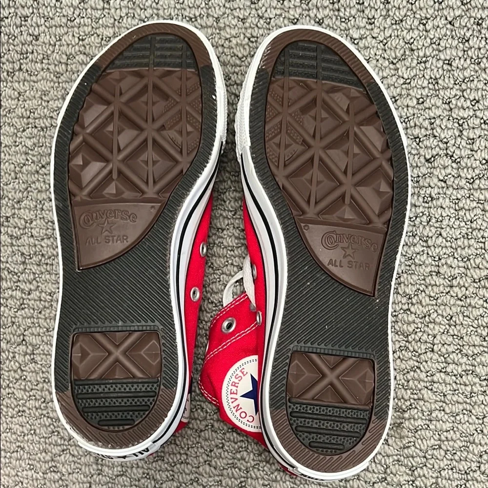 Converse Red High-Top Sneakers - Picture 5 of 6